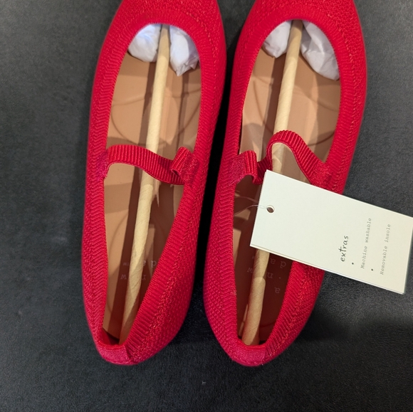 A New Day Knit Mary Jane Washable Ballet Flats Size 5 NWT - Picture 4 of 5